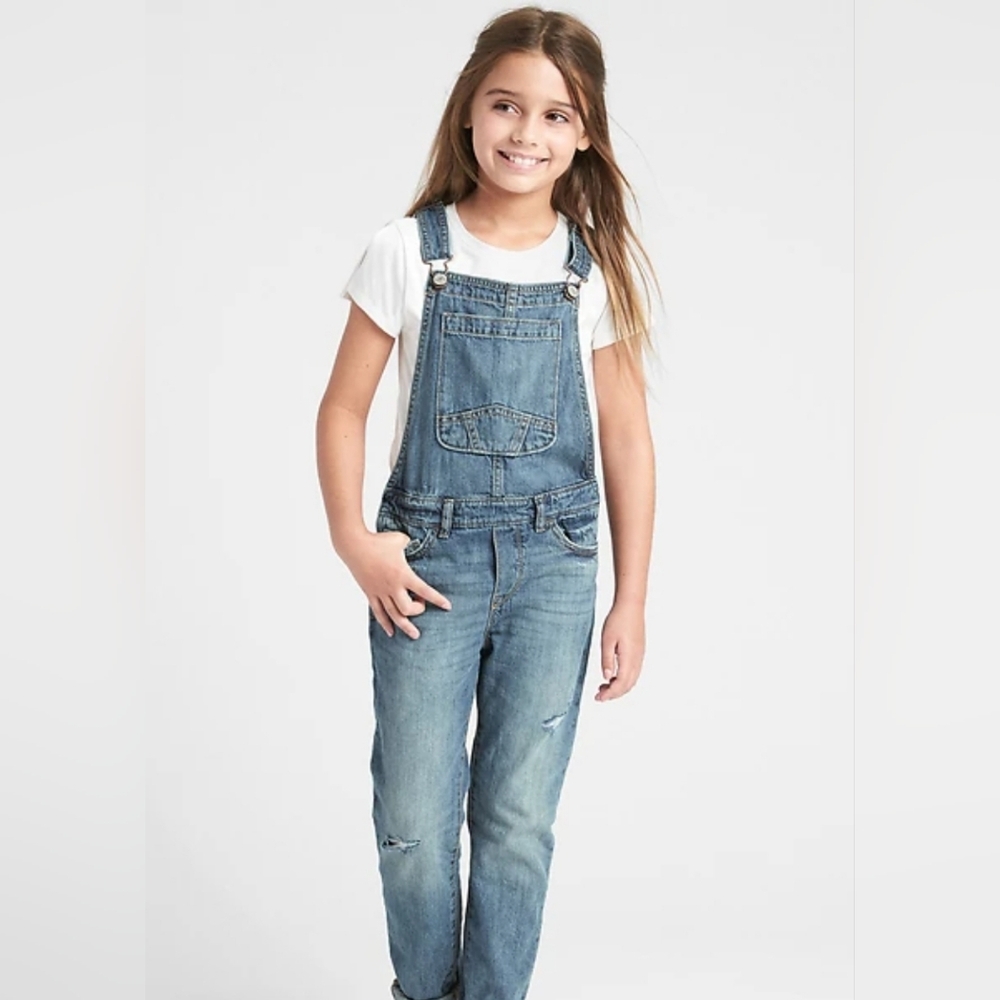 GAP Blue Denim Overalls Classic Bib Style